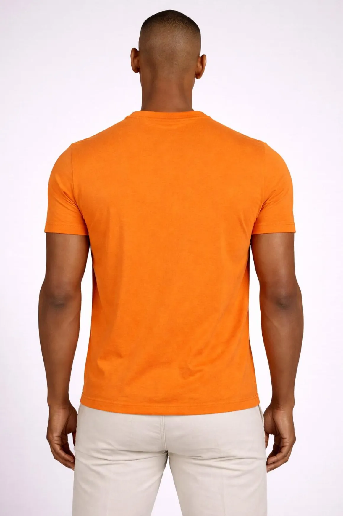 T-Shirt Uomo Cotone con logo ricamato