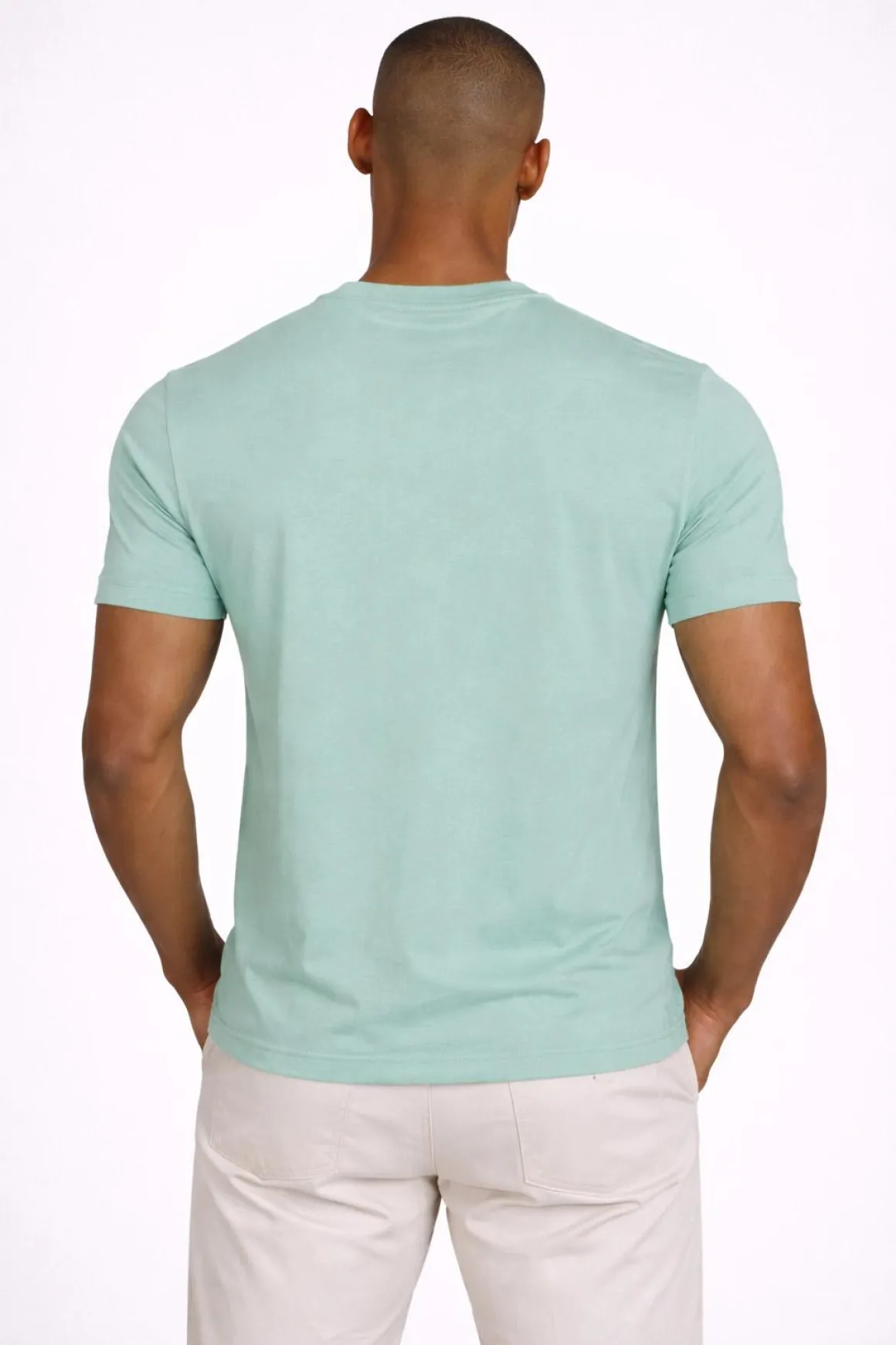 T-Shirt Uomo Cotone con logo ricamato