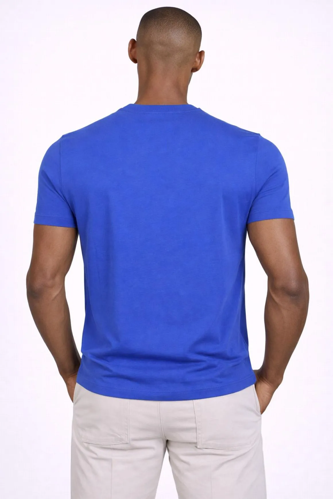 T-Shirt Uomo Cotone con logo ricamato