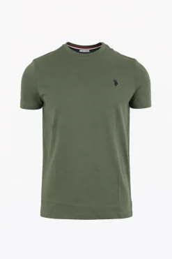 T-Shirt Uomo Cotone con logo ricamato