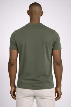 T-Shirt Uomo Cotone con logo ricamato