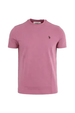 T-Shirt Uomo Cotone con logo ricamato