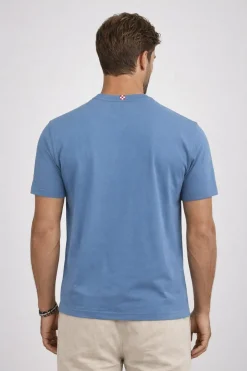 T-Shirt Uomo Cotone Ricamo Lavoro Sodo