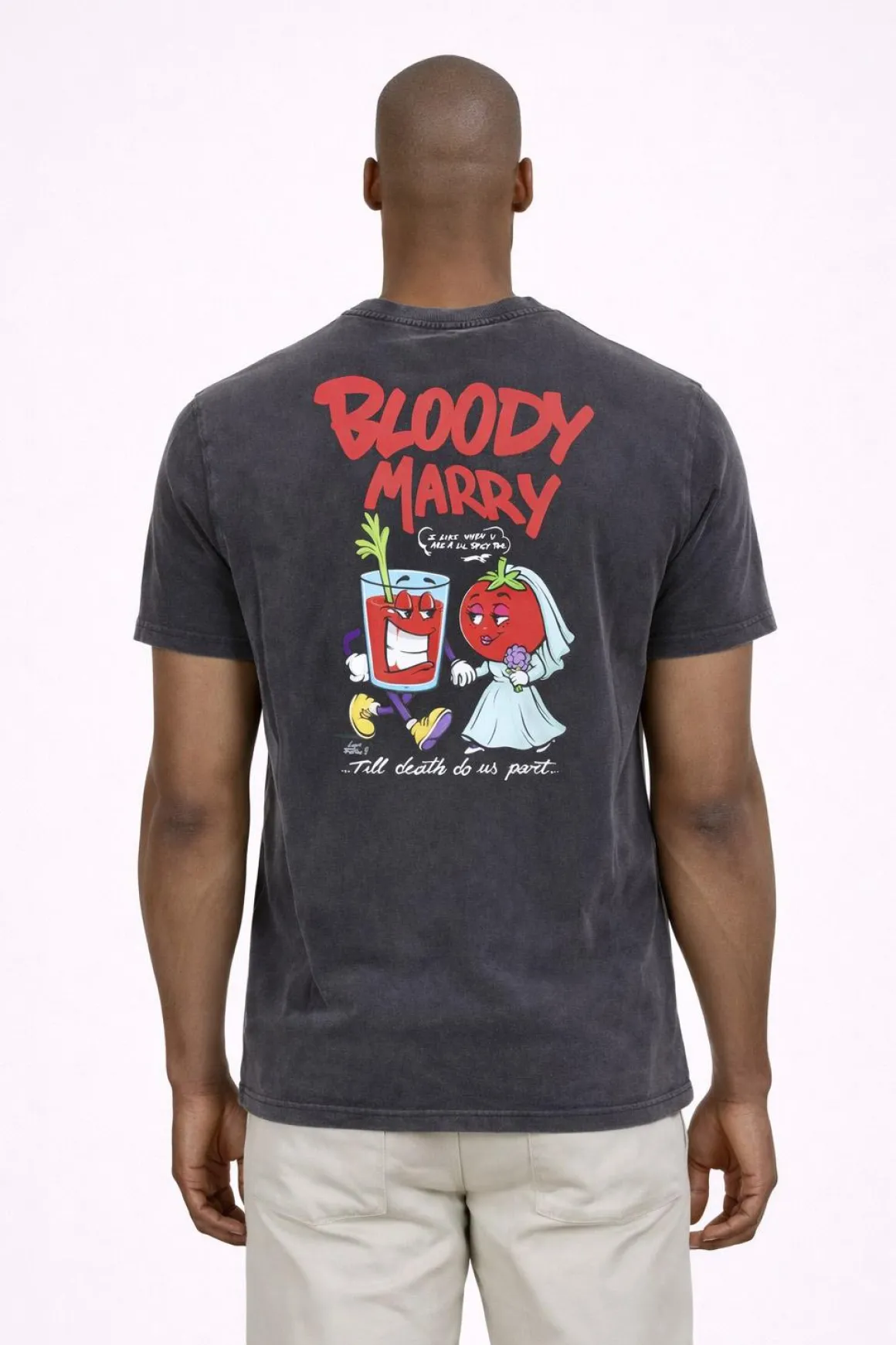 Tshirt Uomo in Cotone Bloody Mary Crypto Puppets