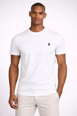 T-shirt uomo in cotone piquet con logo