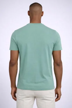 T-shirt uomo in cotone piquet con logo