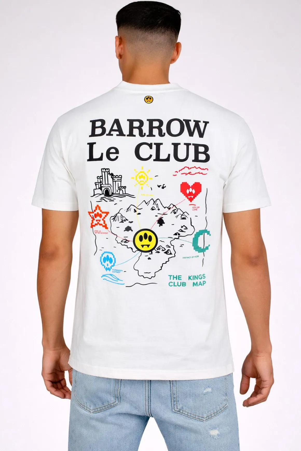 T-Shirt Uomo Le Club Stampa Map Retro