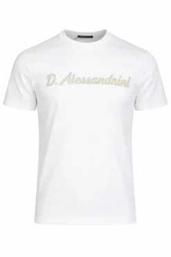 T-Shirt Uomo Logo Lettering Cotone Regular