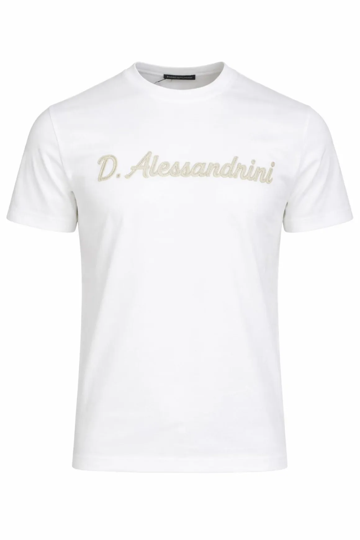 T-Shirt Uomo Logo Lettering Cotone Regular