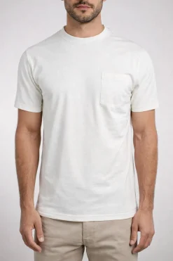 T-Shirt Uomo Piquet Cotone Stretch Taschino