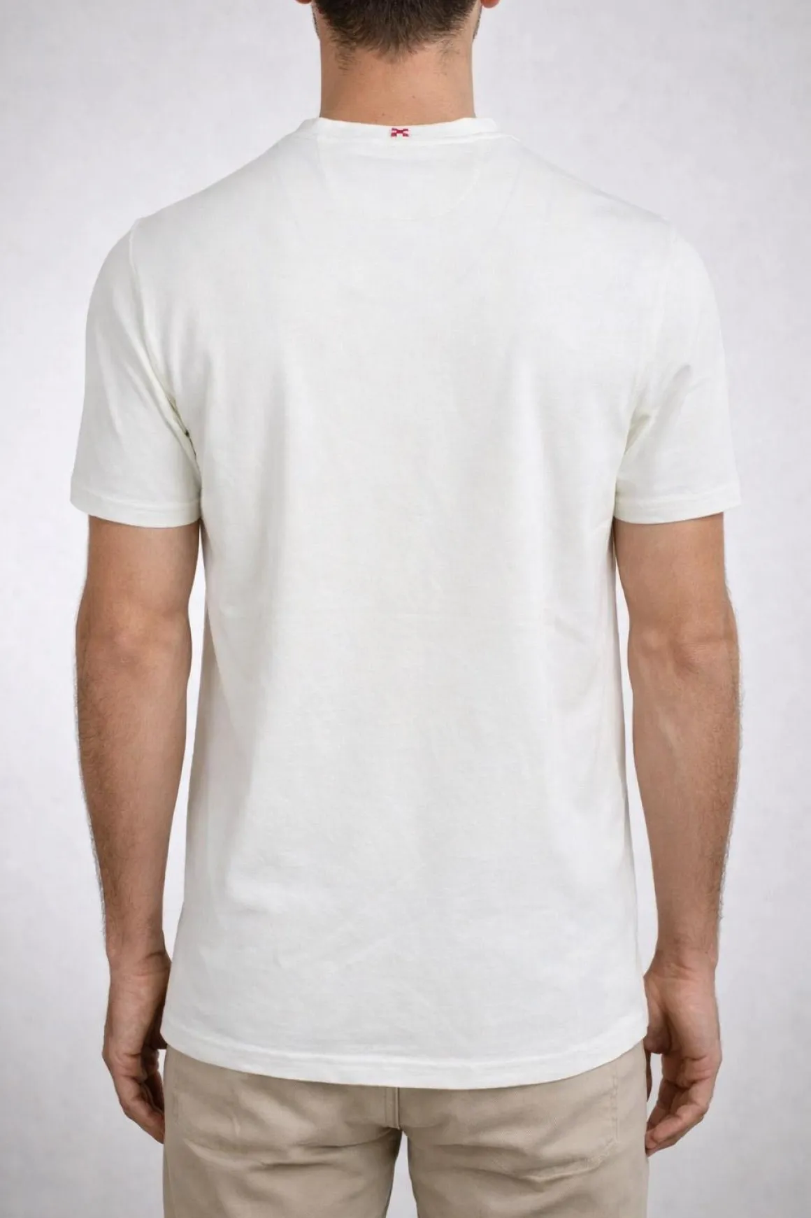 T-Shirt Uomo Piquet Cotone Stretch Taschino