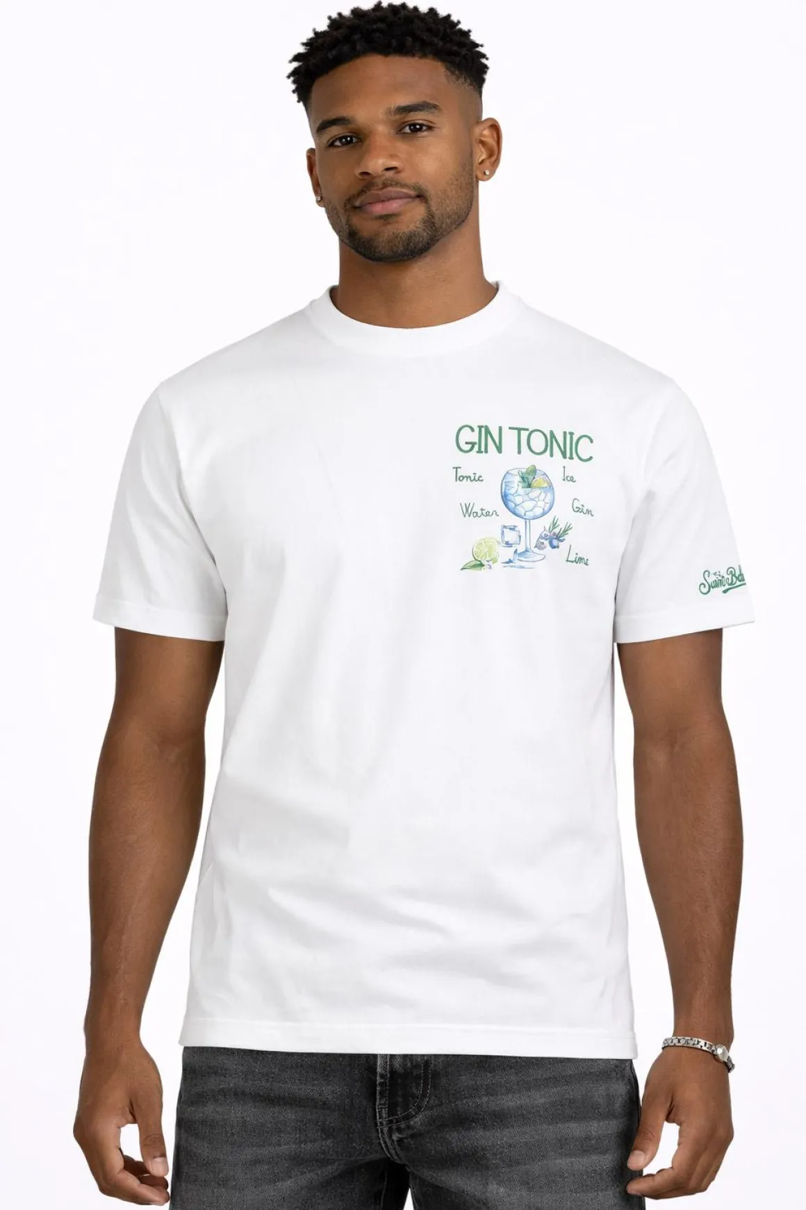 T-Shirt Uomo Ricamo Gin Tonic