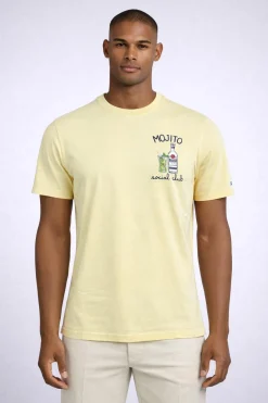 T-shirt uomo ricamo Mojito Social Club in cotone