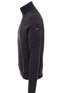 velvet square turtleneck