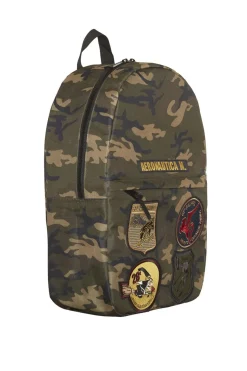 Zaino Camouflage con patches